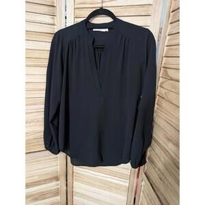 Lush Women Size S Black 3/4 Sleeve Blouse